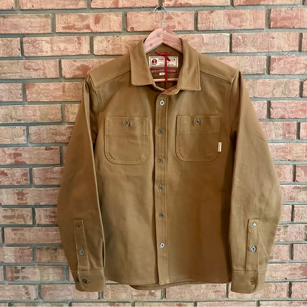 Iron & Resin Workshop Heavy Twill Shirt - Tan - Small